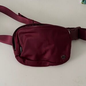 Lululemon Athletica Burgundy Belt Bag